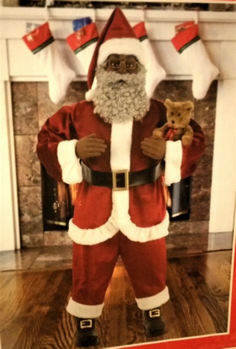 black santa claus life size